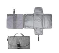 Tuxxjzm Cambiador de Viaje, Cambiador de Pañales | Cambiador de pañales plegable para exteriores con múltiples bolsillos | Cambiador compacto reutilizable, cambiador impermeable para niñas y niños