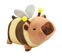 Tuxxjzm Capibara peluche, capibara relleno | Peluche Capibara ultra suave de 10 pulgadas - Decoración para el hogar de felpa con animales realistas, cojines de juguete y peluches para