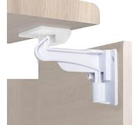 Tuxxjzm Cerraduras para cajones para niños, cerraduras de cajones de cocina, seguridad infantil, cerradura adhesiva a prueba de niños para armario de cocina