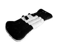 Tuxxjzm Cojín de Asiento de Peluche Corto y cálido, Fundas para Asiento Trasero de Coche | Alfombras de Accesorios de Coche | Alfombrillas de protección Inferior de Asientos Interiores