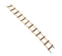 Tuxxjzm Columpios para pájaros para periquitos, escalera de madera para pájaros, pinzones para masticar, juguetes para mascotas, poste de descanso para desarrollar la inteligencia