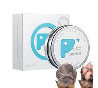 Tuxxjzm Crema para el cuidado de pies para mascotas, bálsamo calmante de patas, 20 g de mantequilla de crema natural, cera para patas de gatos y perros, loción acolchada para patas de perro e