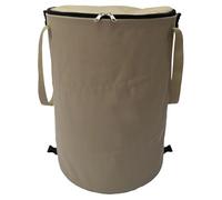 Tuxxjzm Cubo de Basura Plegable para Camping, 37 L, para Coche, con Tapa, Bolsa de Basura de Jardín, Multifuncional, con Cremallera, Contenedor Multiusos para Césped