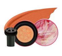Tuxxjzm Cushion Blush - Rubor de maquillaje | Contour Cosmetics resaltador de larga duración para festividades, bodas, ocasiones nocturnas