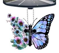 Tuxxjzm de para Coche, de arcoíris, Fabricante de con Purpurina 2D para visión Interior, día de San Valentín