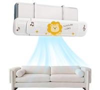 Tuxxjzm Deflectores de ajustables, cortavientos para aire acondicionado | Deflectores de con dibujos animados impresos | Deflectores de retráctiles para aire frío