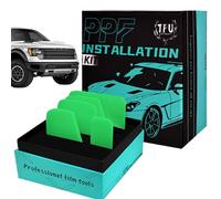 Tuxxjzm Escobilla de goma para tinte, juego de instalación de envoltura de coche, escobilla multiusos para coche, camión, motocicleta, espejo, hogar, baño, escaparate, comercial