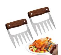 Tuxxjzm Garras de molino de carne de metal, molino de carne de garras de oso - 2 piezas molinillo de carne garra de oso garras de manejo de carne - Trituradora de cerdo deshilachada, cómoda y