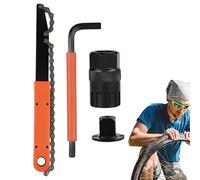 Tuxxjzm Herramienta de extracción de cassette de bicicleta, Herramienta de casete de bicicleta,Herramienta multifuncional para quitar la caja de bicicleta Llave de pedal de bicicleta |