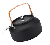 Tuxxjzm Hervidor de agua de camping para agua hirviendo, hervidor de agua para acampar - Hervidor de agua de camping,Hervidor de senderismo portátil, hervidor de fuego de campo de acero inoxidable 304