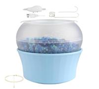 Tuxxjzm Hilador de cuentas para hacer joyas, hilador de cuentas eléctrico - Spinner de cuentas eléctrico USB - Creación de collares para pulseras de cuentas, ahorro automático