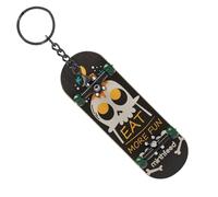 Tuxxjzm Juguete de Dedo del Tacto, monopatín para - Llavero de monopatín con rodamientos,Juguete de Movimiento de la de los Dedos para el hogar, la Escuela, los Viajes, los picnics