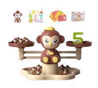 Tuxxjzm Juguetes de conteo de equilibrio, Juguete matemático de equilibrio | Monkey Balance Cool Math Game para niñas y niños - Juego de aprendizaje de matemáticas para actividades de 3, 4 y 5 años