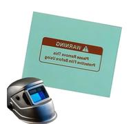 Tuxxjzm Lentes de soldadura, película protectora transparente antisalpicaduras, reemplazo de trabajo exterior resistente, cubierta de tapa de soldadura para familias, amantes