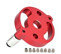 Tuxxjzm Localizador de guía de taladro vertical, posicionador de perforación de agujeros verticales de aleación de aluminio, localizador de precisión, guía de taladro de clavija de madera para