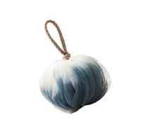 Tuxxjzm Luffa de lavado corporal, esponja de lavado corporal, esponja de baño grande súper - Bola de baño espumosa con diseño de malla fina y doble uso para mujeres en viajes