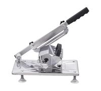 Tuxxjzm Máquina de corte de carne para el hogar, rebanadora de carne congelada, Cortadora de carne de acero inoxidable, Cortadores de carne en rollo de carne y cordero, perfectos para