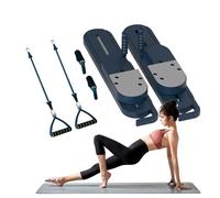 Tuxxjzm Máquina de pilates para entrenamiento en casa, juego de reformador de pilates tipo dividido, equipo de fitness, multifunción, para entrenamiento central, brazos, piernas, equilibrio, deportes