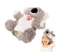 Tuxxjzm Marionetas de mano Marionetas Koala, juguetes de animales de peluche | Marionetas Koala realistas - Peluche suave y cómodo para cumpleaños, Pascua, aniversario, Navidad