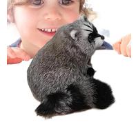 Tuxxjzm Modelo de mapache, figuras de mapache,Ornamento de mapache simulado | Figura y ornamento - Modelo de acción realista en familia de mapache para amantes de la naturaleza.