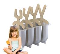 Tuxxjzm Moldes de,pequeños moldes de hielo - Divertido molde de palitos de hielo,Molde de hielo reutilizable para la cocina, máquina de golosinas heladas casera con palos creativos