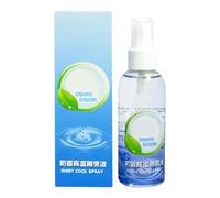 Tuxxjzm Niebla de enfriamiento rápido, spray de enfriamiento para clima cálido, Spray de verano suave y calmante Spray refrescante instantáneo, Spray refrescante no pegajoso para la cara, niebla