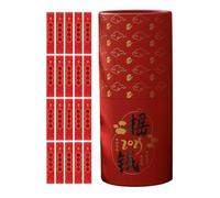 Tuxxjzm Sobre rojo con diseño de serpiente china para Año Nuevo 2025, sobres de año de serpiente, sobres rojos de Año Nuevo para festivales de primavera, boda