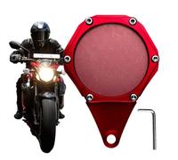 Tuxxjzm Soporte de disco fiscal para motocicleta, resistente al agua, sello impermeable de aleación de aluminio, para montar en scooter, viajar, motocicleta, motocicleta, bicicleta, repuesto para