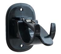Tuxxjzm - Soporte para barra de cortinas, soportes de barra para cortinas, soportes de cortina resistentes sin gancho de varilla de perforación, ganchos de soporte autoadhesivos, percha de soporte