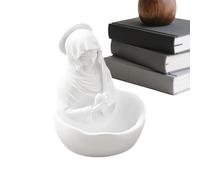 Tuxxjzm Soporte para rosario católico, Santa Madre Virgen María, soporte de rosario de oración, figura religiosa católica para comunión de Navidad, bautizo, mesa de comedor, entrada, estante de repisa