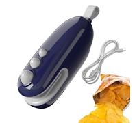 Tuxxjzm termoselladora, selladora de bolsas de virutas - Máquina de sellado de alimentos recargable, selladora de bolsas para bolsas de chips,Pequeña máquina de sellado al vacío portátil, sellador de