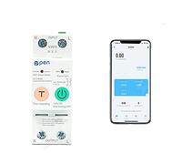 TUYA APP 2P 63A Rail Din WIFI medidor de energía inteligente consumo de energía kWh interruptor de disyuntor