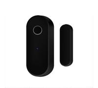 Tuya para puerta Zigbee para sensor de ventana, detector de apertura y cierre, funciona con puertas de enlace (negro)