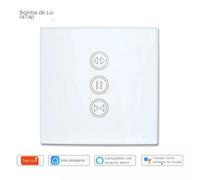 Tuya Smart Life WiFi Cortinas Persianas Interruptor Persiana Enrollable Motor Eléctrico Google Home Alexa Control por Voz Casa Conectada Motor Apertura Automática Motorizado Automatización Style 1 Whi