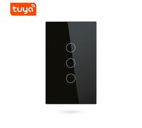 Tuya Touch Switch Smart WiFi Black con asistentes de voz RF 433 MHz