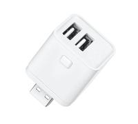 Tuya WiFi Adaptador USB Interruptor 2 Gang 5V Adaptador de Corriente USB Control de Vida Inteligente A Través de Alexa Yandex Alice