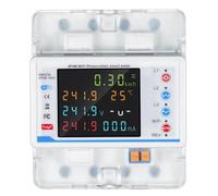 Tuya WiFi Disyuntor Inteligente Protector de Reenganche Automático 3P4W Medidor de Potencia Interruptor de Reenganche Trifásico