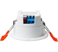 Tuya WiFi MmWave Sensor de Presencia Humana Detección de Radar de microondas Sensor de Movimiento PIR con Soporte de Pared de luminancia, Blanco, A 16Serene