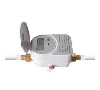 Tuya Zigbee - Medidor de agua controlado por válvula ultrasónica, pantalla LCD de fecha/alarmas de umbral, medición de cantidad de agua, consumo de flujo de cantidad de agua IP68, necesidad de