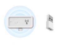 Tuya ZigBee - Repetidor de señal tipo C, dispositivo inteligente de automatización del hogar, funciona con ZigBee Gateway Hub Smart Life (repetidor + adaptador)