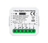 Tuya ZigBee Smart Switch Module with Remote Control Smart Home DIY Breaker Relay Work for Alexa