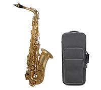 Tuyama TAS-135 saxofón alto en Mi♭ completo con estuche resistente, boquilla Soundman D5, curso de saxofón “Alto Saxophone Basics” (set de inicio)