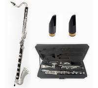 Tuyama® TBK-178 - Clarinete bajo (sistema Böhm, profundidad C, incluye funda, 2 boquillas y accesorios)