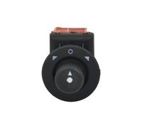 tuyda Botón de control del espejo retrovisor, Compatible With Peugeot, Partner 1007 interruptor del espejo lateral del conductor(Brown connector)