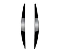 tuyda Embellecedor Párpados Y Cejas For Faros Delanteros Coche, Compatible With For Skoda, Octavia MK3 2015-2017 Protector de cejas para faros delanteros(Gloss Black)