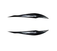 tuyda Pegatinas Embellecedoras For Párpados Coche, Faros, Compatible With Serie 3 F30 F31 318i 320i 2012-2018 Protector de cejas para faros delanteros(Carbon Fiber Look)