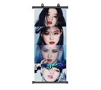 TuYines Blackpink Merchandise - Cuadro enrollable, artículo de fan, póster de tela, regalo, póster de tela para decoración de pared, 70 x 30 cm