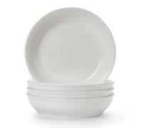 TuYines Juego de 4 platos hondos de pasta grandes de 20 cm de diámetro, platos para ensalada, platos para servir, fideos, cuencos de ramen, cuencos grandes para ensalada, cuencos multiusos para pasta