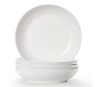 TuYines Platos de pasta grandes, juego de 4, juego de platos hondos de 22 cm de diámetro, platos para ensalada, platos para servir, cuencos para pasta, cuencos para ramen, cuencos grandes para