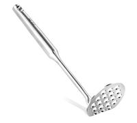 Tuyotue Mini triturador de acero inoxidable, resistente para aguacates y patatas, apto para lavavajillas (plateado)